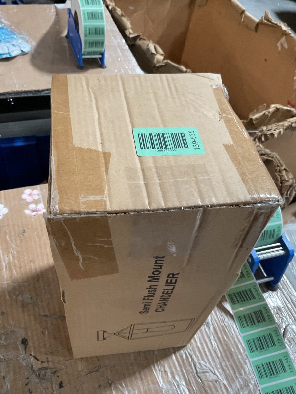 Photo 1 of ?Upgraded?Semi Flush Mount Ceiling Light, Black Industrial Ceiling Light Fixtures, Farmhouse Light Fixture for Hallway Stairway Garage Living Room Dining Room Balcony?Not waterproof, Not for Outdoor?