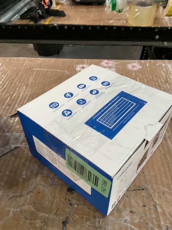 Photo 1 of (UNTESTED) Cinnado Outdoor Camera Wireless-2.4G 2K Solar Wall Light Cameras for Home Security with AI Motion Detection, Waterproof,Motion Activated Light, Siren Cloud/SD Storage, Compatible with Alexa,S2