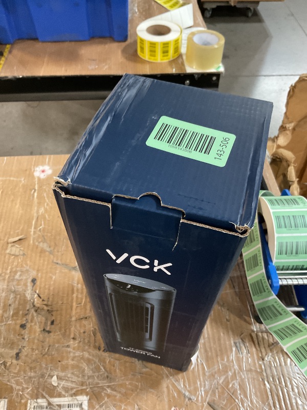 Photo 1 of ***(PARTS ONLY/ NON FUNCTIONAL)***Tower Fan for Bedroom, 26 dB Quiet Bladeless Fan with Remote, LED Display, 9 Speeds, 1-8H Timer, Personal Desk Fan 90° Oscillating Fans for Indoors, 13 Inch Portable Table Fan for Room, Home, Office