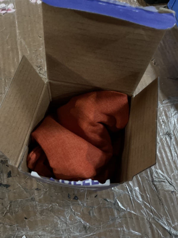 Photo 1 of (used/fair) MIULEE Pack of 2 Decorative Outdoor Solid Waterproof Fall Throw Pillow Covers Faux Linen Garden Farmhouse Cushion Cases for Summer Patio Tent Balcony Couch Sofa 20x20 Inch Orange