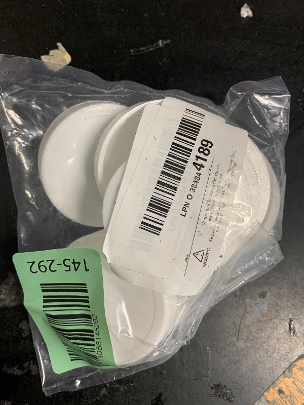 Photo 1 of (6-Pack) Calvana 53mm Reusable Water Jug Caps, Lids for 3 and 5 Gallon Water Jug, Water Bottle Cover Screw Top, Compatible with American Maid Plastic Water Bottles and Jugs Ranging, PP Material, White