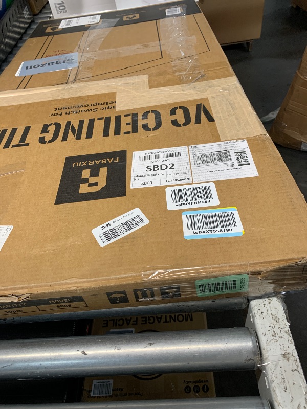 Photo 1 of 2ft x 4ft Printed Pro Ceiling Tile?Drop Ceiling Tiles 24 x 48in. Waterproof, Washable and Fire-Rated - Reusable - High-Grade PVC to Prevent Breakage-Package of 10 Tiles