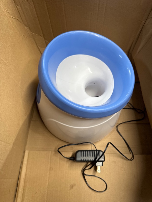 Photo 1 of (missing balls) Pet Prime Automatic Dog Ball Thrower Launcher for Small and Medium Dogs, Interative Dog Fetch Machine with 3 Tennis Balls (2'') for Indoor/Outdoor Throwing Game Launch Distance 10-30ft