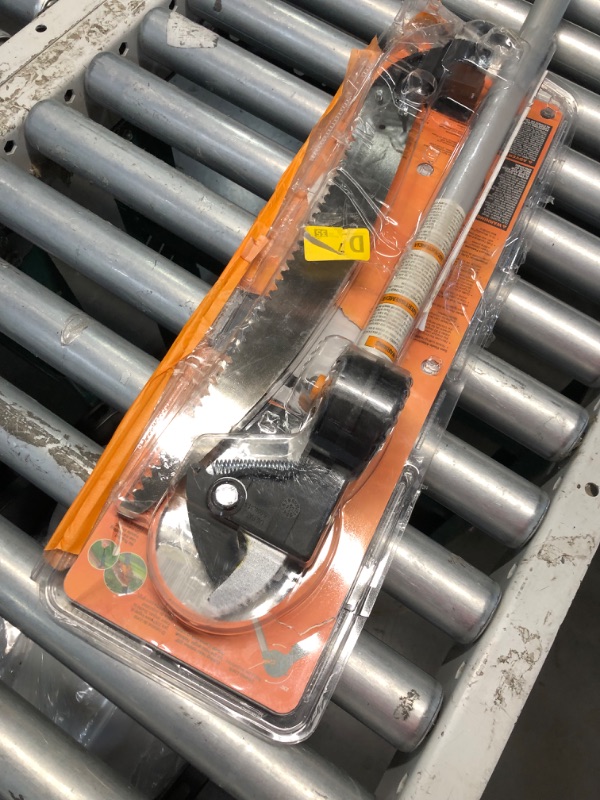 Photo 1 of ***DAMAGED - INCOMPLETE - SEE PICTURES***
Fiskars 2-in-1 Extendable Tree Pruner and Pole Saw (Extends 7.9 - 12 feet) with Rotating Head, Pruning Stik Model with15-Inch Double-Grind Saw Blade, and Double Locking System