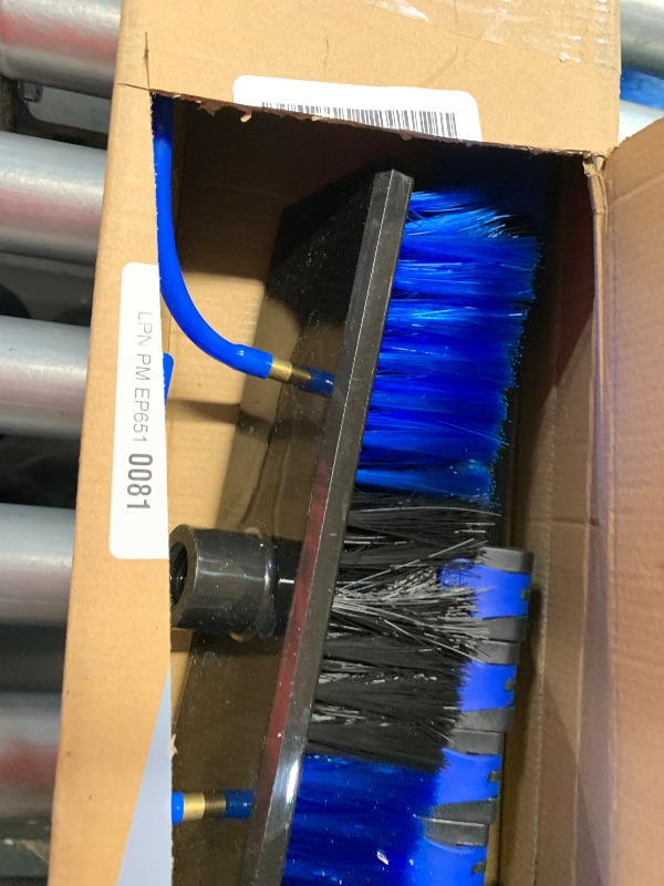 Photo 1 of 20FT Water Fed Solar Panel Cleaning Kit, Telescopic Solar Panel Cleaning Brush with Extension Pole & Soap Dispenser for Household & Outdoor