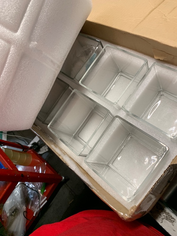 Photo 1 of
Square Glass Vases Set of 6 – Hewory 5"x5" Clear Cube Flower Vase Candle Holders for Wedding Centerpieces Home Decor Events Party Ceremony (Not Include Flower and Candle)