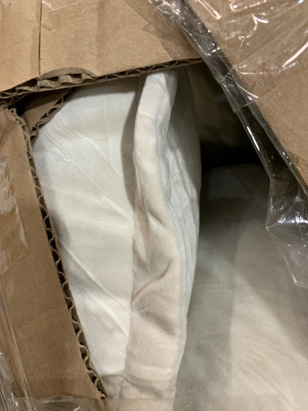 Photo 1 of *** 4 large boxes*** Lyngins 73.2 Inch Queen Size Sleeper Sofa Bed, 3 in 1 Convertible Pull Out Couch Velvet Loveseat Sofa Couch Bed with Side Pockets for Apartment, Bedroom, Living Room, Beige