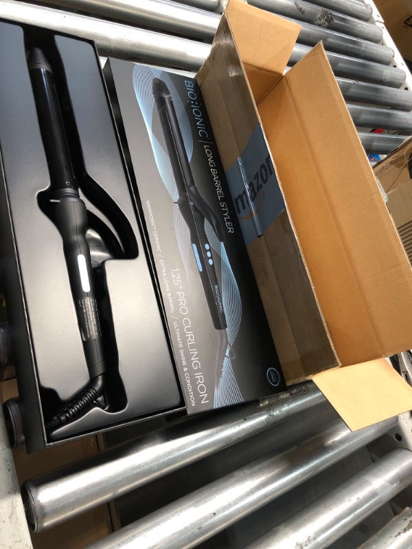 Photo 1 of (PARTS) (NOT FULLY FUNCTIONAL/SHUTS OFF) Bio Ionic Long Barrel Styler, 1.25" Curling Iron with Moisture Heat Technology & NanoIonic MX, 2" Longer Barrel Hair Curler, Versatile Curling Wand