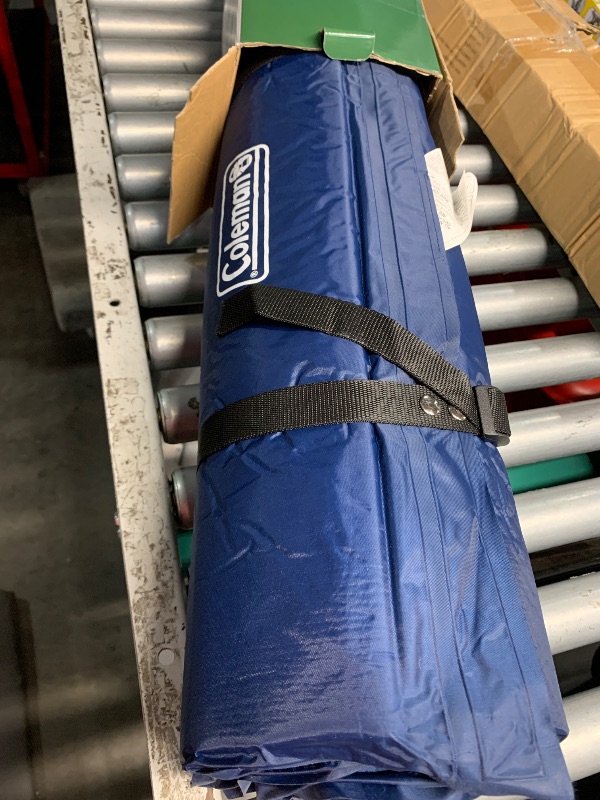 Photo 1 of ***(USED/ UNKNOWN IF MISSING PARTS)***Coleman Self-Inflating Sleeping Pad with Pillow, Lightweight Inflatable Camp Pad with Extra Padding & Quick Deflation, No Air Pump Needed, Great for Camping, Backpacking, Traveling, & More