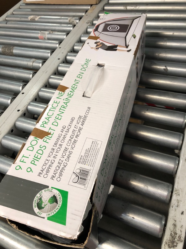 Photo 1 of ***(PARTS ONLY/ MAJOR DAMAGE/ NON FUNCTIONAL)***Divot Golf 7ft x 9ft x 4.5ft Dome Net Black Nets New