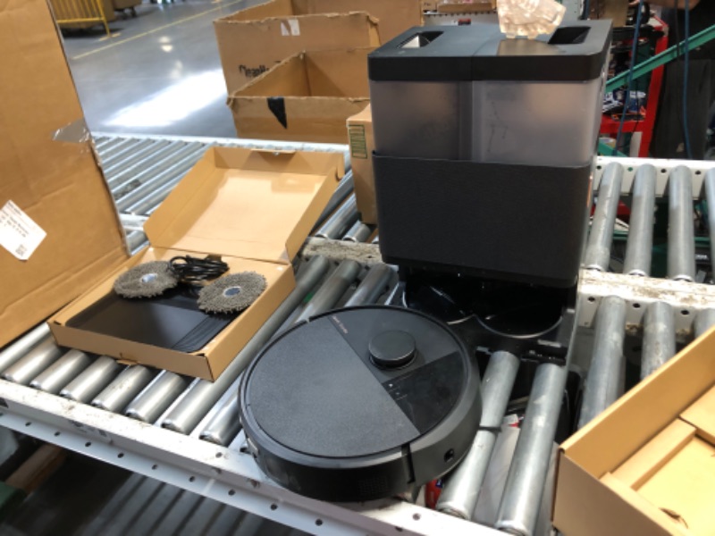 Photo 1 of ***USED - UNABLE TO TEST - SEE PICTURES***
iRobot Roomba Plus 505 Combo Robot Vacuum & Mop with AutoWash Dock - Extending Spinning Mop Pads, Self-Empties, Pad Wash & Heated Drying, Self-cleaning, Recognizes & Avoids Obstacles, LiDAR Navigation