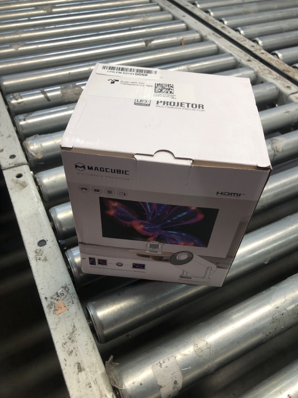 Photo 1 of ?Electric Focus?Magcubic Mini Projector 4K Support, Portable Projector with WiFi 6 and Bluetooth 5.4, Smart Proyector, 5W Soundbase Speaker, 180° Rotation for Home Theater HY300 Ultra