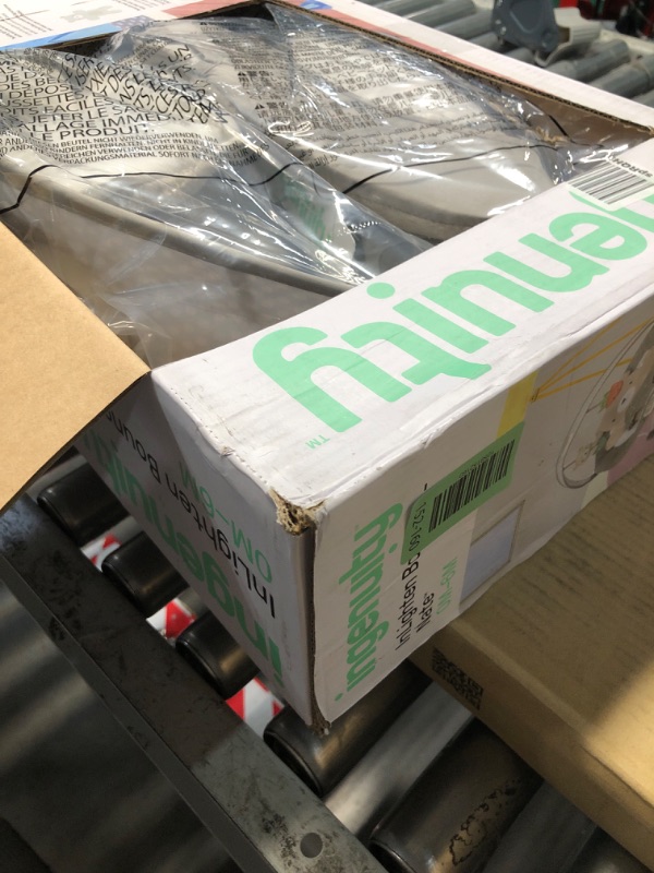 Photo 1 of (partial set) Ingenuity InLighten Baby Bouncer Seat with Light Up-Toy Bar and Bear Tummy Time Pillow Mat - Nate, Newborn and up