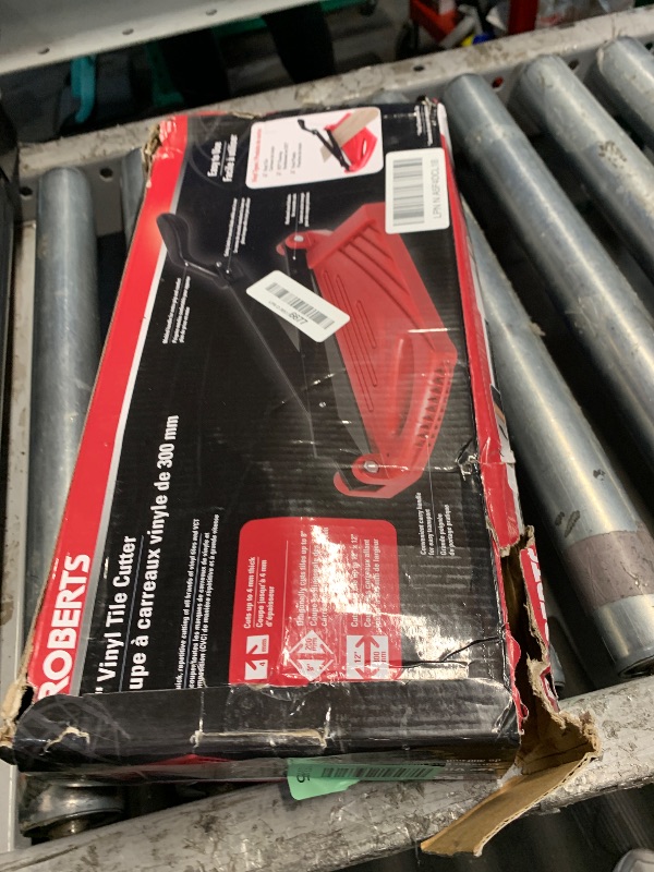 Photo 1 of (missing pieces) ROBERTS 12" Vinyl Tile VCT Cutter up to 4 mm Thickness