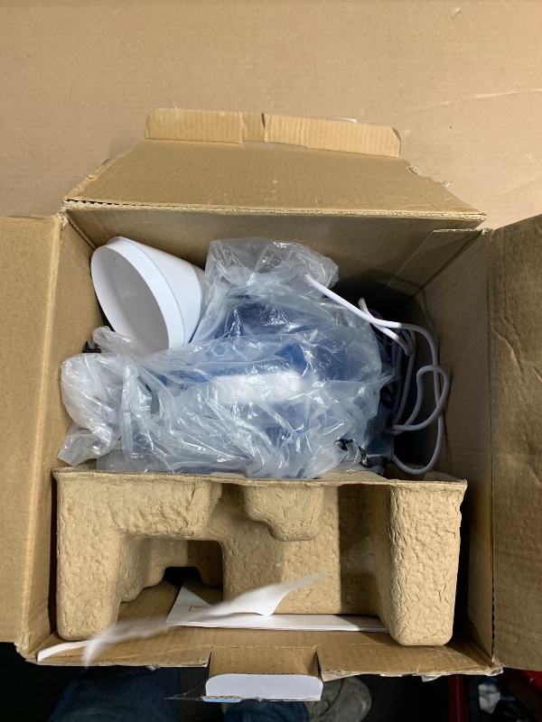 Photo 1 of ***(PARTS ONLY/ NON FUNCTIONAL)***Crane Droplet Ultrasonic Teardrop Cool Mist Air Humidifier, 0.5 Gallon for Bedroom and Office, Blue and White, Nursery Humidifier