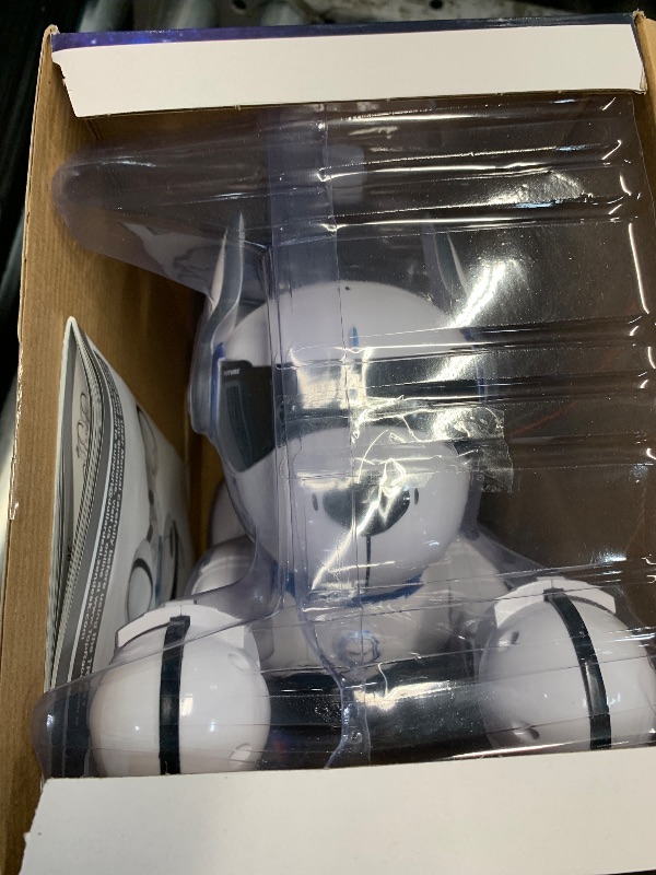 Photo 1 of Top Race Rechargeable Robot Dog- Interactive Smart Robo Dog for Kids Ages 5-7 - Programmable with Remote Control, Voice and Touch Features - Realistic Actions and Perform Tricks - 4x5x6 Inches (White)