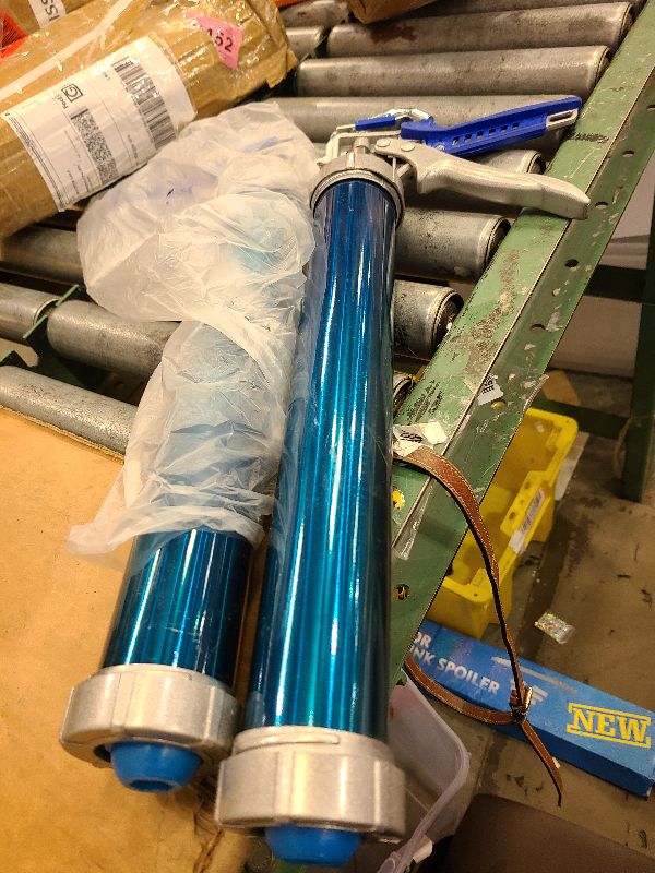 Photo 1 of 2 Pack sausage caulking gun, sausage gun caulking gun, 20 oz sausage tube gun caulking gun?with 4 cone nozzles,Suitable for bathroom, kitchen, living room, window and roof