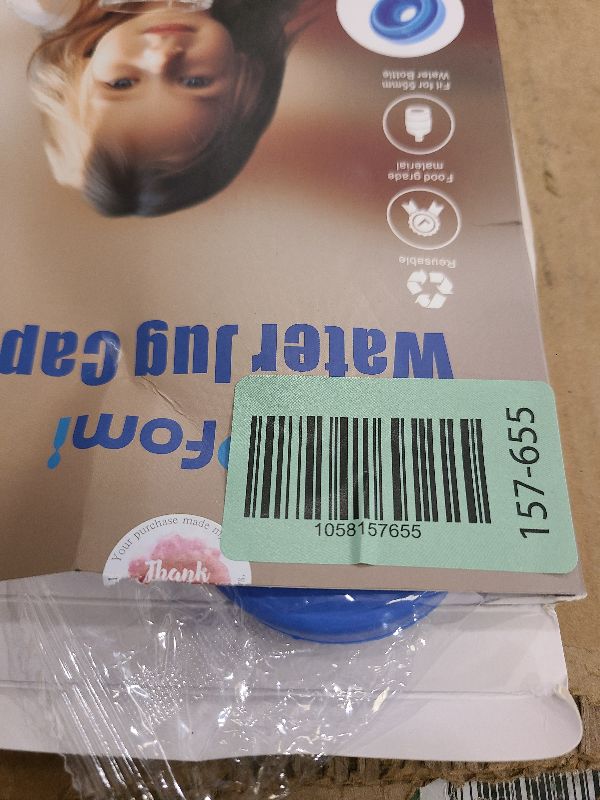 Photo 1 of (3 PACK) YEPfomi Reusable 5 Gallon Water Jug Cap, Food Grade Silicone Replacement Bucket Lid for 2/3/4/5 Gallon Bottle 55mm Standard Tops Water Bottle and Water Dispenser