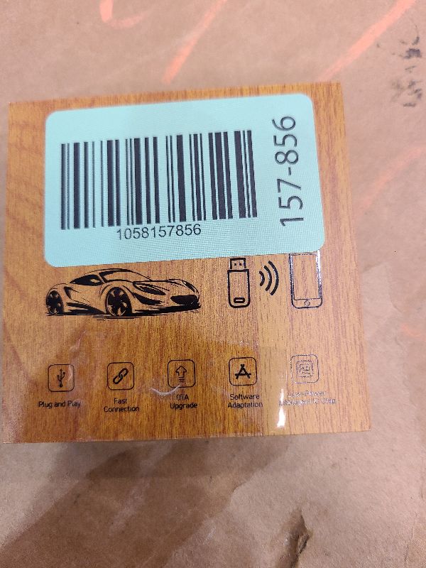 Photo 1 of 2-in-1 Wireless CarPlay Adapter Support Apple CarPlay & Android Auto, Mini Bluetooth USB A & USB C Dongle Convert Wired to Wireless Compatible with iPhone & Android