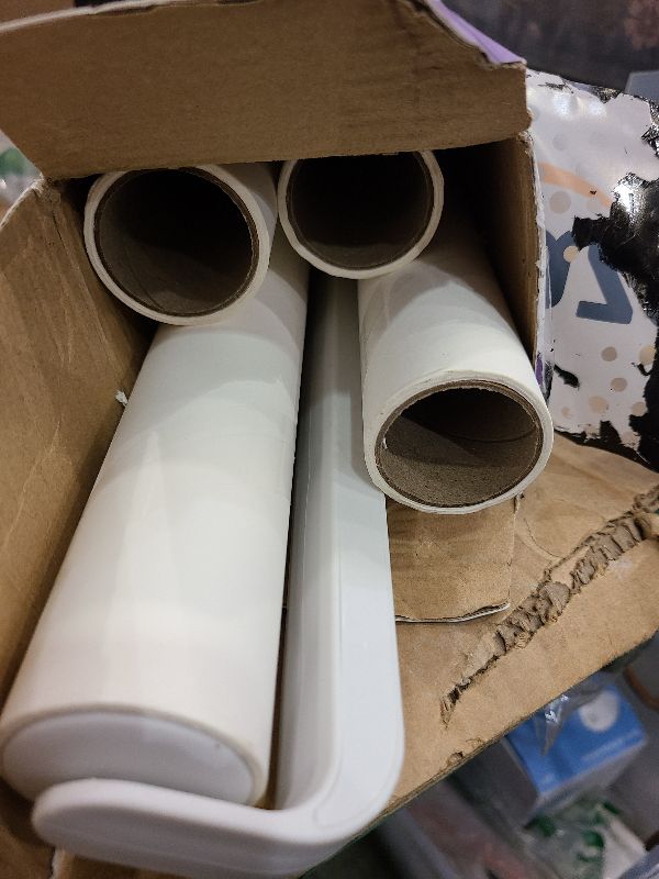 Photo 1 of 14.17" Extra Large Lint Rollers for Pet Hair, DELOMO Sticky Rollers for Floor with 3 Extendable Handle & 3 Refills (200 Sheets), Long Handle Sticky Mop for Cleaning Carpets, Couch, Furniture, Cars