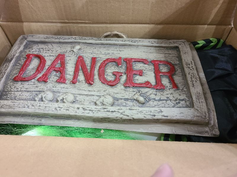 Photo 1 of [ Talking & Sound Activated ] 3 Ft Scary Halloween Decorations Outdoor Animatronic Standing Clown with Light Up Red Eyes & Shake Body, Creepy Sound Halloween Haunted House Props Holiday Yard Decor