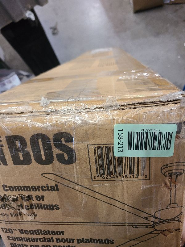 Photo 1 of 120-Inch Industrial Ceiling Fan – Powerful DC Motor & Heavy-Duty Steel Blades – Ultra-Quiet, Energy-Efficient Cooling for Warehouses, Gyms & Large Commercial Spaces – Covers 3,000+ Sq Ft