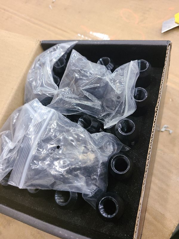 Photo 1 of 20PCS M12x1.5 Car Wheel Lug Nuts with Pointed Cap, 60mm Height Aluminum Anti-Corrosion Automotive Wheels Rims Lug Nuts, Vehicle Cap Spiked Extended Tuner, Automotive Exterior Accessories (Black)