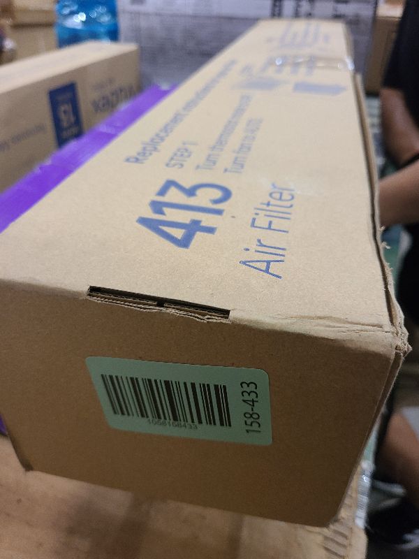 Photo 1 of 2Pack 413 Replacement Air Filter MERV 13 Compatible with AprilAire Models 1410, 1610, 2410, 2416, 3410, 4400, 16x28x4inch Furnace Filter, 413 Whole House Air Purifiers Replacement Filter