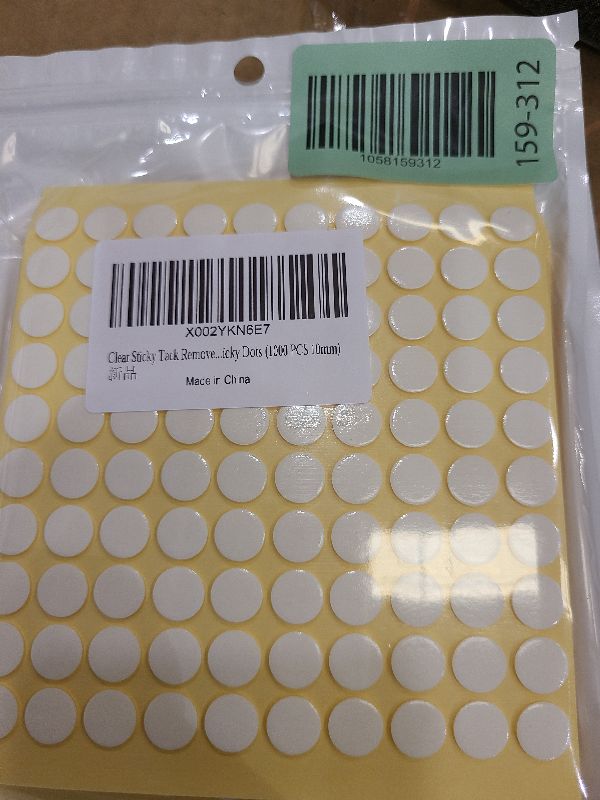 Photo 1 of 1000pcs Double-Sided Putty for Wall Hanging Removable Adhesive Stickers for Posters Easy to Use Wall Adhesive Damage Tacky Putty
