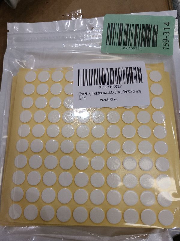 Photo 1 of 1000pcs Double-Sided Putty for Wall Hanging Removable Adhesive Stickers for Posters Easy to Use Wall Adhesive Damage Tacky Putty