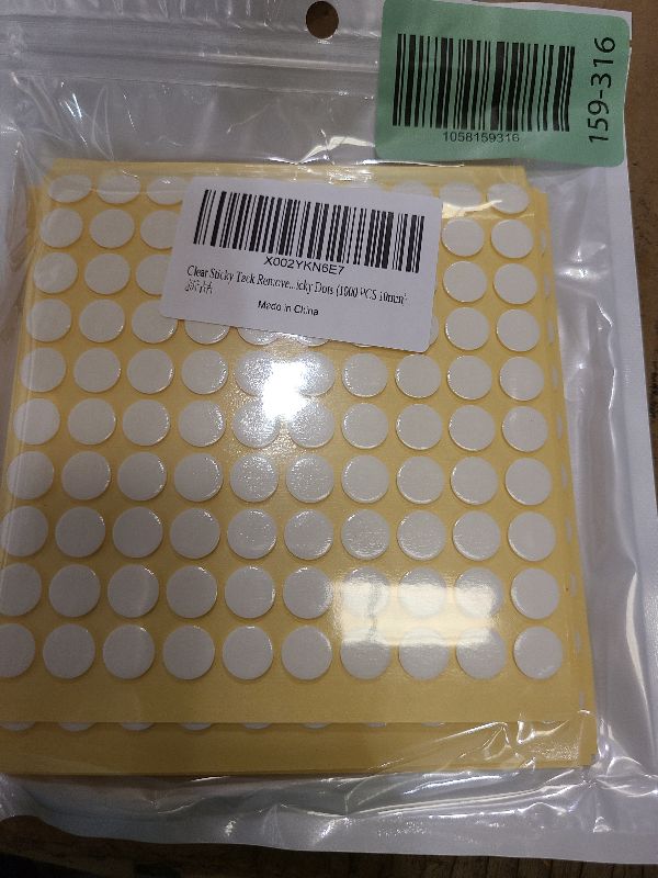 Photo 1 of 1000pcs Double-Sided Putty for Wall Hanging Removable Adhesive Stickers for Posters Easy to Use Wall Adhesive Damage Tacky Putty
