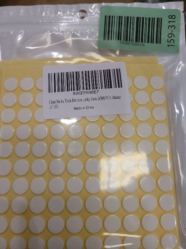 Photo 1 of 1000pcs Double-Sided Putty for Wall Hanging Removable Adhesive Stickers for Posters Easy to Use Wall Adhesive Damage Tacky Putty
