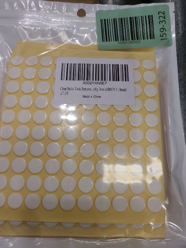 Photo 1 of 1000pcs Double-Sided Putty for Wall Hanging Removable Adhesive Stickers for Posters Easy to Use Wall Adhesive Damage Tacky Putty
