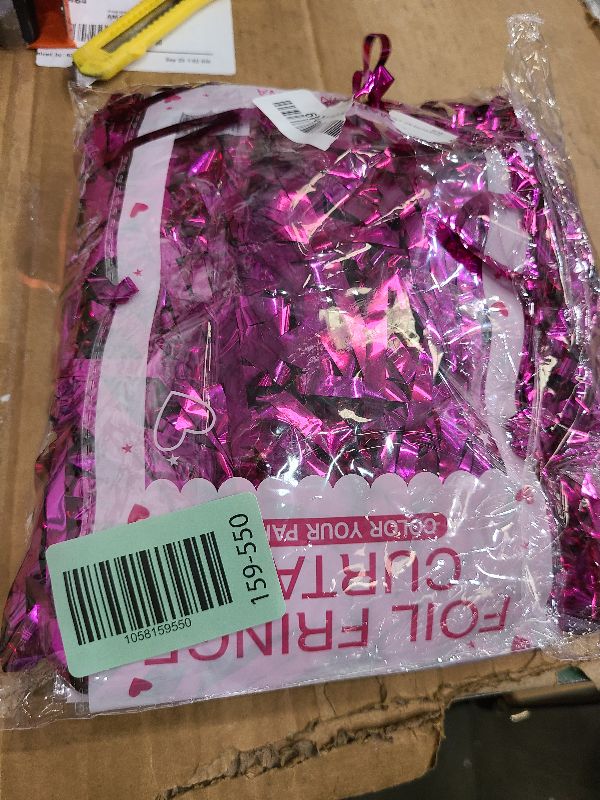 Photo 1 of 2 Pack Hot Pink Party Backdrop Birthday Decorations Tinsel Curtain Party Streamers Foil Fringe Christmas Bachelorette Graduation Fiesta Party Decorations Hot Pink Photo Booth Backdrop