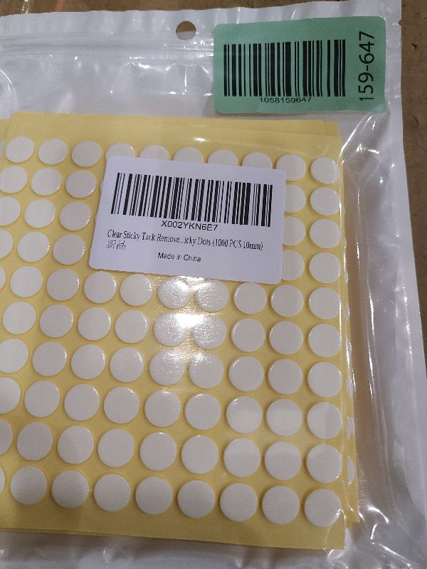 Photo 1 of 1000pcs Double-Sided Putty for Wall Hanging Removable Adhesive Stickers for Posters Easy to Use Wall Adhesive Damage Tacky Putty 