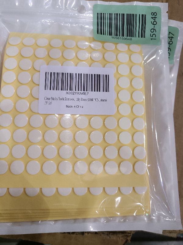 Photo 1 of 1000pcs Double-Sided Putty for Wall Hanging Removable Adhesive Stickers for Posters Easy to Use Wall Adhesive Damage Tacky Putty 