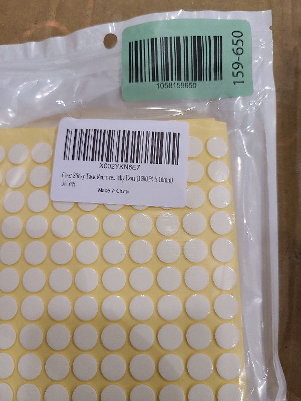 Photo 1 of 1000pcs Double-Sided Putty for Wall Hanging Removable Adhesive Stickers for Posters Easy to Use Wall Adhesive Damage Tacky Putty