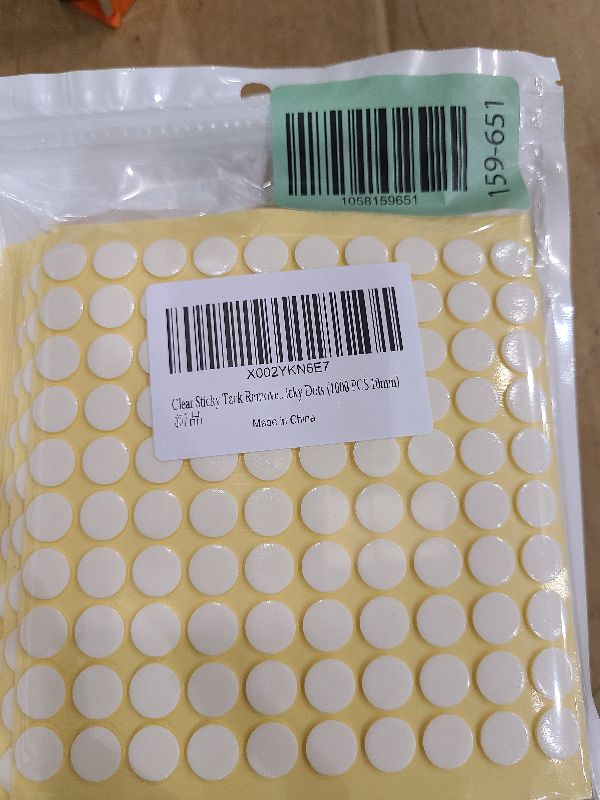 Photo 1 of 1000pcs Double-Sided Putty for Wall Hanging Removable Adhesive Stickers for Posters Easy to Use Wall Adhesive Damage Tacky Putty 