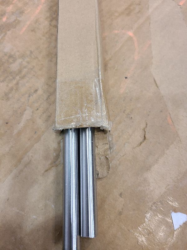 Photo 1 of 2 PCS Winding Rods D 1/2" x L 16.75" Inch with Black Random Antiskid Handle, Used for Garage Door Torsion Spring