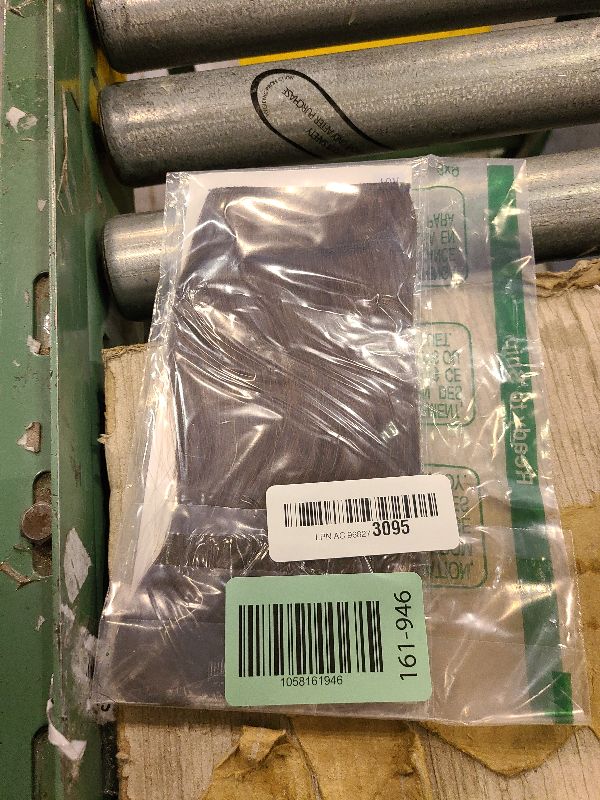 Photo 1 of 2 Pcs Short Hair Extensions, Human Hair Clip in Extensions for Women 6 inch Chocolate Brown