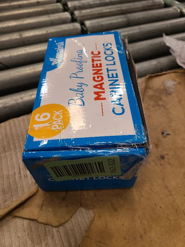 Photo 1 of 16 Pack Child Safety Magnetic Cabinet Locks - Vmaisi Children Proof Cupboard Baby Locks Latches - Adhesive for Cabinets & Drawers and Screws Fixed for Protection