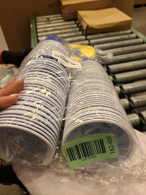 Photo 1 of 1InTheHome Blue Cups 16 Oz, Disposable Blue Plastic Party Cups (100 pack)