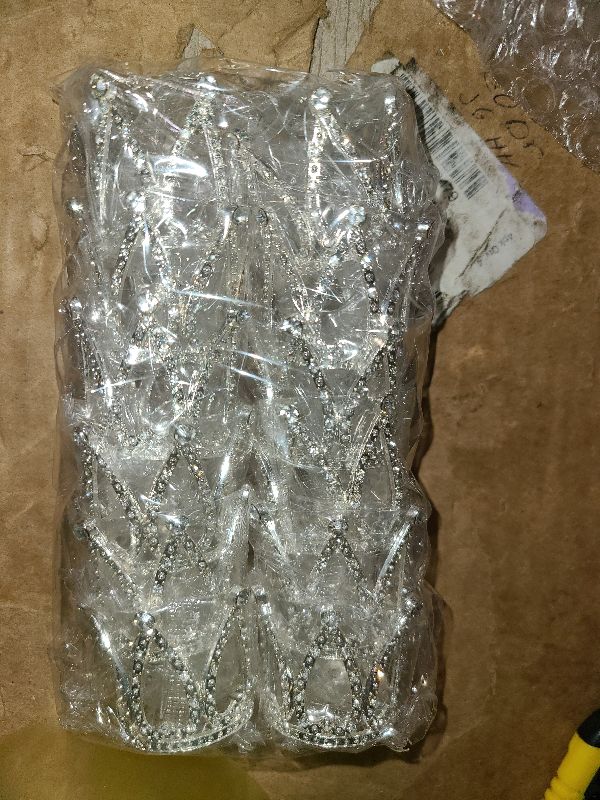 Photo 1 of 12 Pieces Crown Cake Topper Mini Baby Crown Tiny Queen Crown Small Princess Headpiece Cake Decoration for Women Lady Girl Bridal Wedding Royal Themed Baby Shower Decor Birthday Party (Silver)