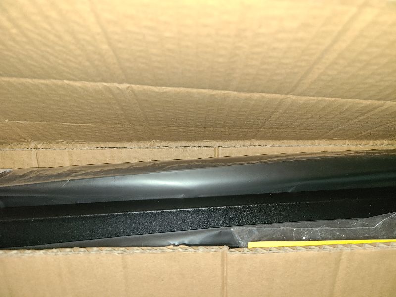 Photo 1 of 12FT Stair Railings Indoor, Black Iron Railings for Stairs, Industrial Handrail Wall Mounted, Hand Railing for Stairs Indoor 500lbs Load Capacity, Sturdy Stair Railing for Loft Porch Deck, 4 Sections