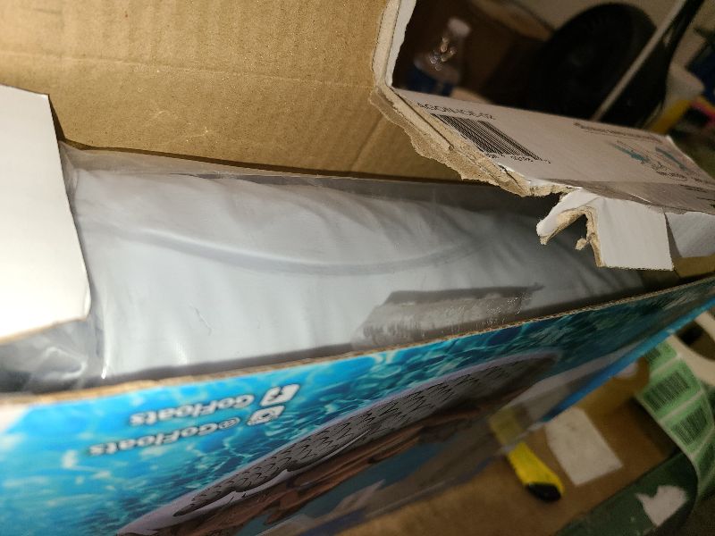 Photo 1 of GoFloats Giant Inflatable Pool Floats - Choose Unicorn, Dragon, Flamingo, Swan, or Bull - Includes Drink Float, Blue