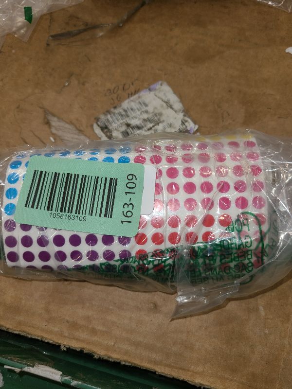 Photo 1 of 10000 Pcs 1/4" Small Colored Dot Stickers Tiny Round Labels, 10 Colors Circle Stickers for Office Classroom