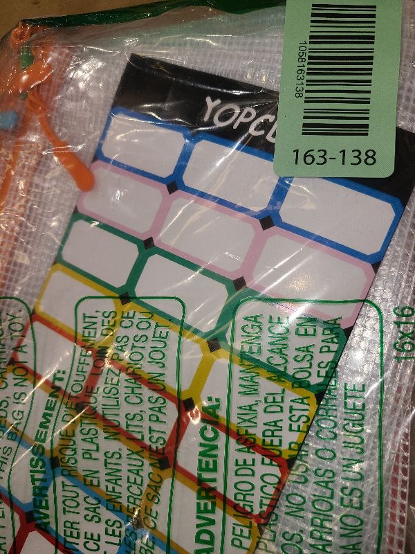 Photo 1 of 24pcs Mesh Zipper Pouch File Bags Puzzle Storage Bags, A5 Size 9.4 x 6.9 Inches Large Reusable Zipper Pouches for Organizing Classroom Board Game Organization