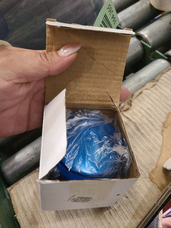 Photo 1 of 12V Blue Alarm, Blue LED Strobe Beacon Alarm Flashing Light without Sound Explosion-proof, Can be Used in the Field for Home Security Alarm System