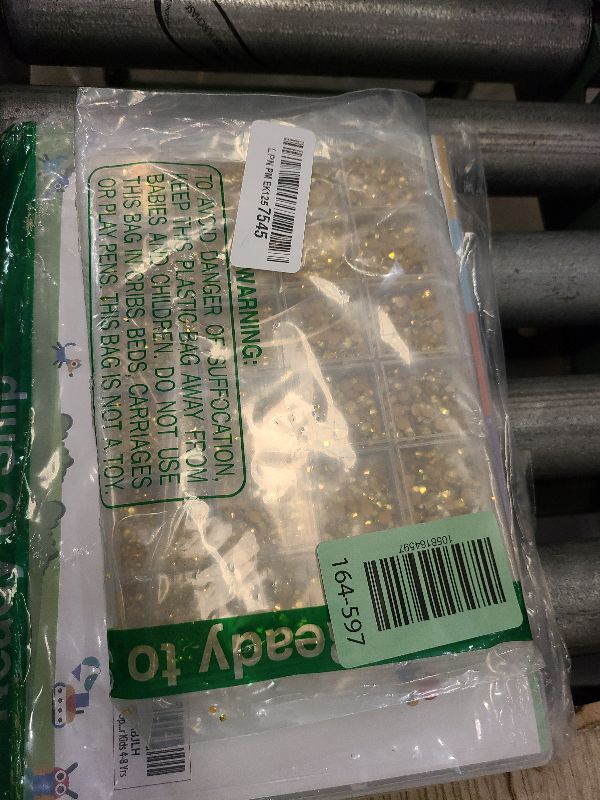 Photo 1 of 20100Pcs Metallic Gold Rhinestones with b 7000 Glue for Bedazzling Crafts Clothing Clothes, Flatback Crystals Diamonds for Fabric Shoes Flat Back Rhinestones Bulk Bedazzle Kit 2/3/4/5/6mm