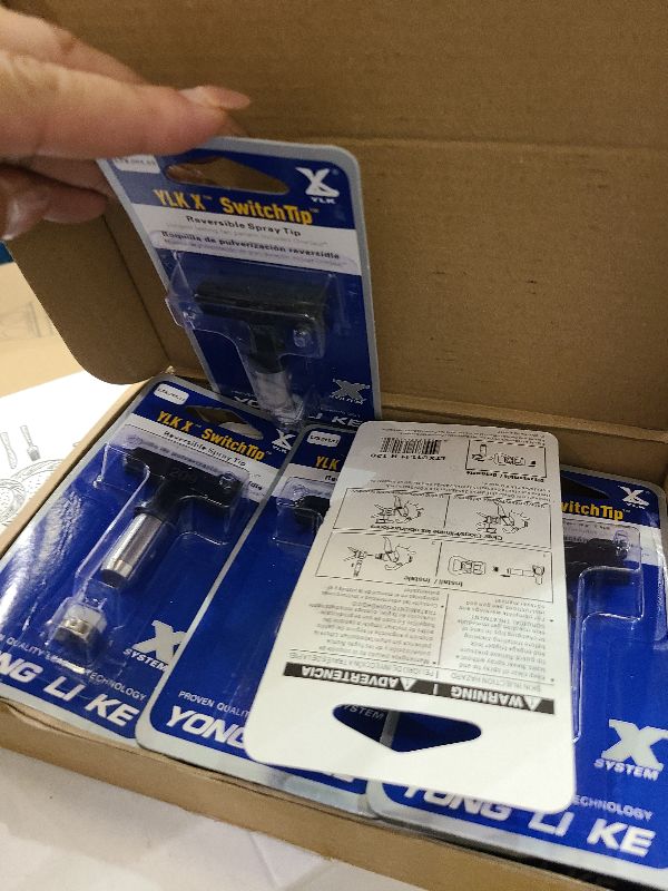 Photo 1 of 10 Pcs Spray Tips Reversible Spray Tip Airless Spray Nozzles for Airless Paint Spray Guns and Airless Sprayer Spraying Machine (109, 209, 211, 311, 315, 415, 417, 515, 517, 621)